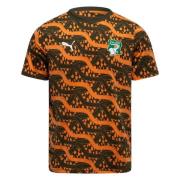 Elfenbenskysten T-skjorte FtblCulture AOP - Svart/Grønn/Oransje