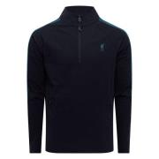 Liverpool 1/4 glidelås Track Top Athletic - Svart/Blå