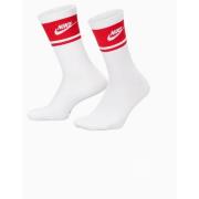 Nike Sokker Everyday Elevated 3-Pakke - Hvit/Rød